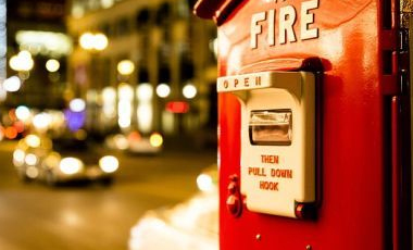 فاصله حفاظت از آتش هشدار آتش سوزی